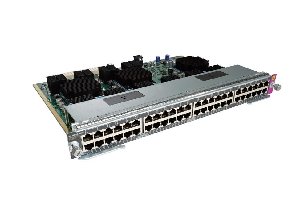 WS-X4748-UPOE+E Cisco Catalyst 4500E Series 48-Ports 1000Base-T RJ-45 Gigabit Ethernet Switch (Refurbished)