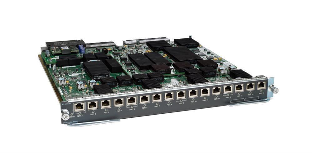 WS-X6716-10T-3C Cisco 16-Ports 10GBase-T LAN Switching Module (Refurbished)