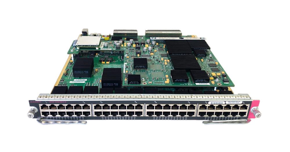 WS-X6748-GE-TX CONFIG-1 Cisco Catalyst 6500 48-Ports 10/100/1000 Gigabit Ethernet Fabric Module Enabled RJ45 (Refurbished)