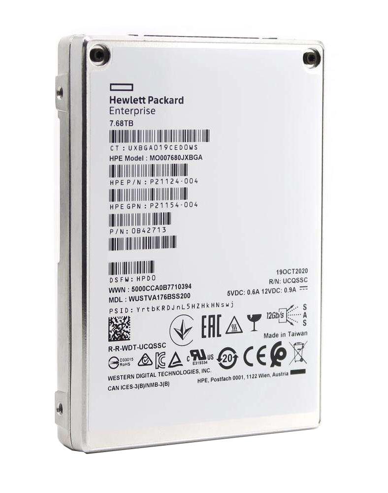 WUSTVA176BSS200 Western Digital Ultrastar Dc Ss540 7.68TB SAS 12Gbps 3D Tlc Nand Ise 2.5 Sff Solid State Drive
