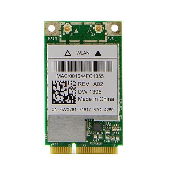WX781-06 Dell WirelessWireless 1395 802.11a/b/g PCI-Express Mini Card