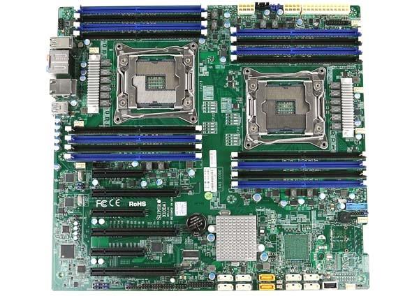 X10DAI SuperMicro Dual Socket LGA2011 Intel C612 Chipset Intel Xeon E5-2600 v4/v3 Processors Support DDR4 16x DIMM 10x SATA3 6.0Gb/s E-ATX Server Motherboard (Refurbished)