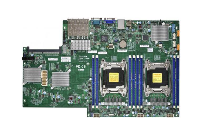 X10DSC-TP4S SuperMicro Dual Socket R3 LGA 2011 Xeon Processor E5-2600 V4 / V3 Intel C612 Chipset DDR4 8 x DIMM SATA 4U Rackmount Server Motherboard (Refurbished)