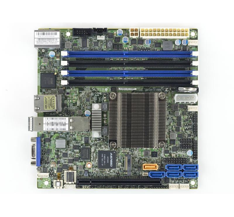 X10SDV-2C-7TP4F-O SuperMicro X10SDV-2C-7TP4F Single Socket FCBGA 1667 Xeon D-1508 Processor Supported Flex ATX Server Motherboard (Refurbished)