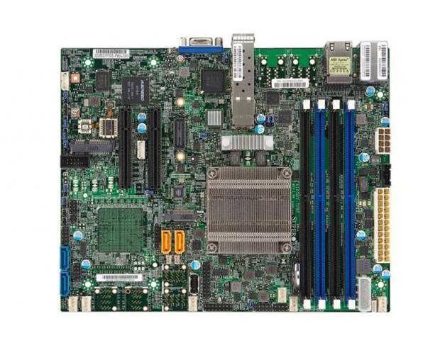 X10SDV-2C-TP4F SuperMicro Socket FCBGA1667 System On Chipset Intel Pentium D1508 Processors Support DDR4 4x DIMM 4x SATA3 6.0Gb/s Flex ATX Motherboard (Refurbished)