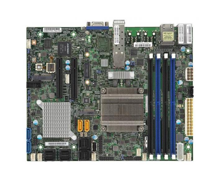 X10SDV-4C-7TP4F-O SuperMicro X10SDV-4C-7TP4F Socket FCBGA 1667 System On Chipset Intel Xeon D-1518 Processors Support DDR4 4x DIMM 4x SATA3 6.0Gb/s Flex-ATX Motherboard (Refurbished)