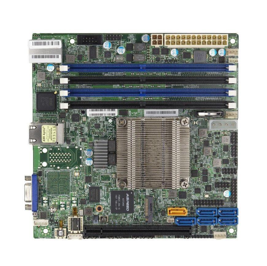X10SDV-6C-TLN4F-B SuperMicro X10SDV-6C-TLN4F Socket LGA FCBGA 1667 System On Chipset Intel Xeon Processors Support DDR4 4x DIM 6x SATA3 6.0Gb/s Mini-ITX Server Motherboard (Refurbished)