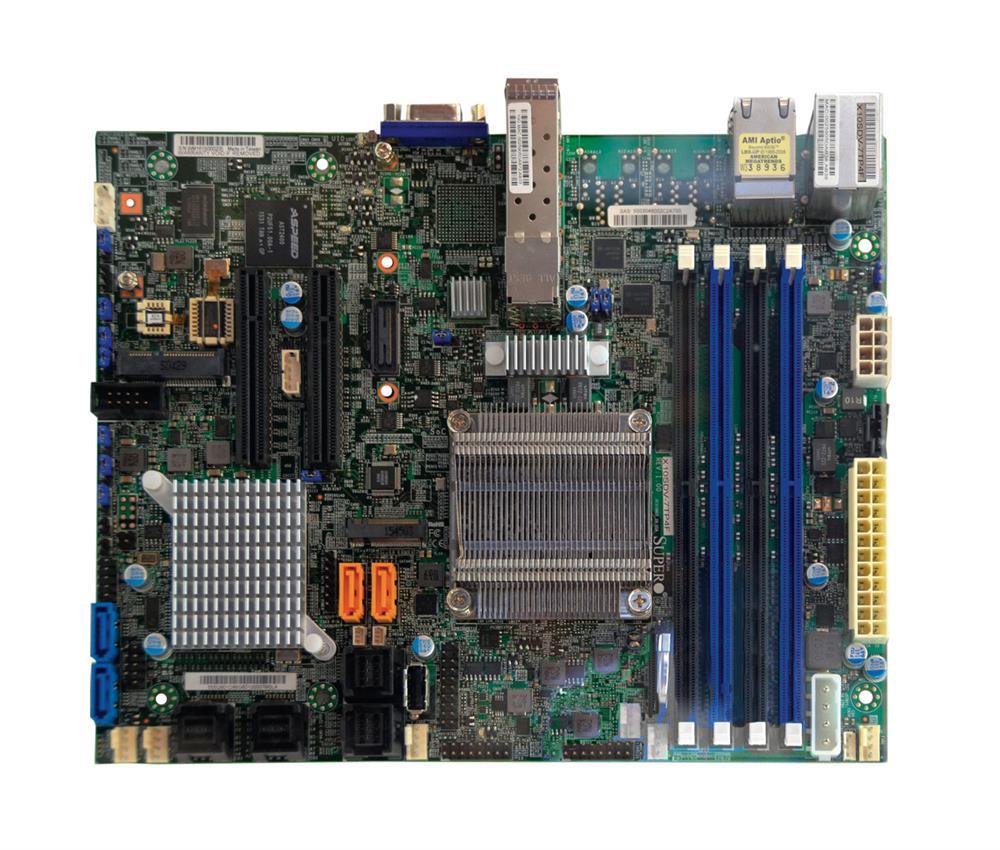 X10SDV-7TP4F-O SuperMicro X10SDV-7TP4F Socket FCBGA 1667 System On Chipset Intel Xeon Processors Support DDR4 4x DIMM 4x SATA3 6.0Gb/s Flex-ATX Server Motherboard (Refurbished)