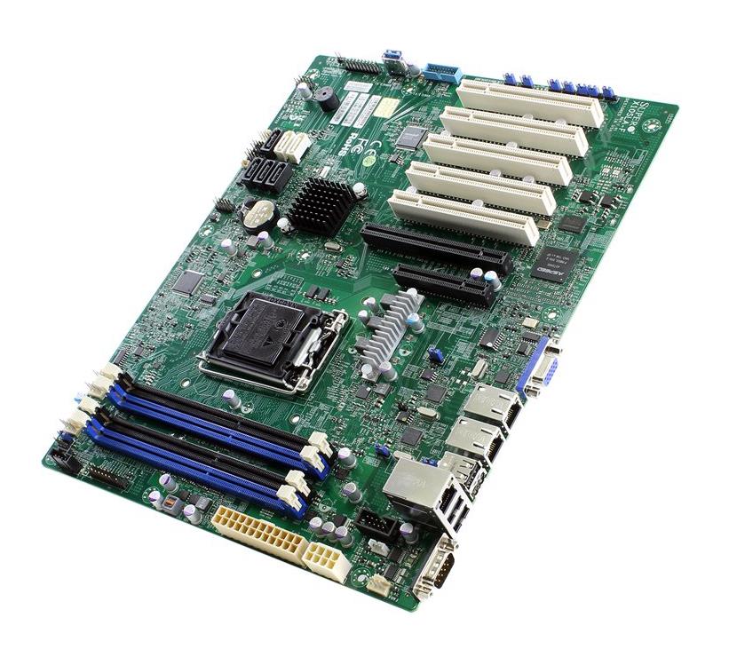X10SLAFB SuperMicro X10sla F B LGA1150 Intel C222 PCH DDR3 SATA3 Usb 3.0 2GBe Atx Server Motherboard (Refurbished)