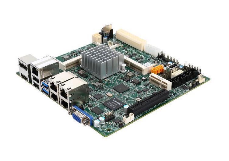 X11SBA-LN4F SuperMicro Socket FCBGA1170 System On Chipset Intel Pentium N3710 Processors Support DDR3 2x DIMM 2x SATA3 6.0Gb/s Mini-ITX Motherboard (Refurbished)