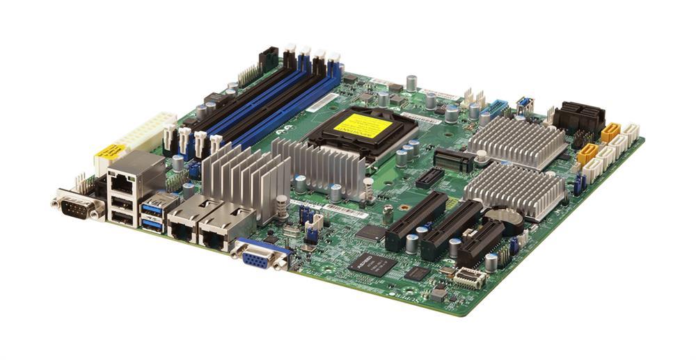 X11SSHCTFB SuperMicro X11SSH-CTF Socket LGA 1151 Intel C236 Chipset Xeon E3-1200 v5/v6 Processors Support DDR4 4x DIMM 8x SATA 6.0Gb/s Micro-ATX Server Motherboard (Refurbished)