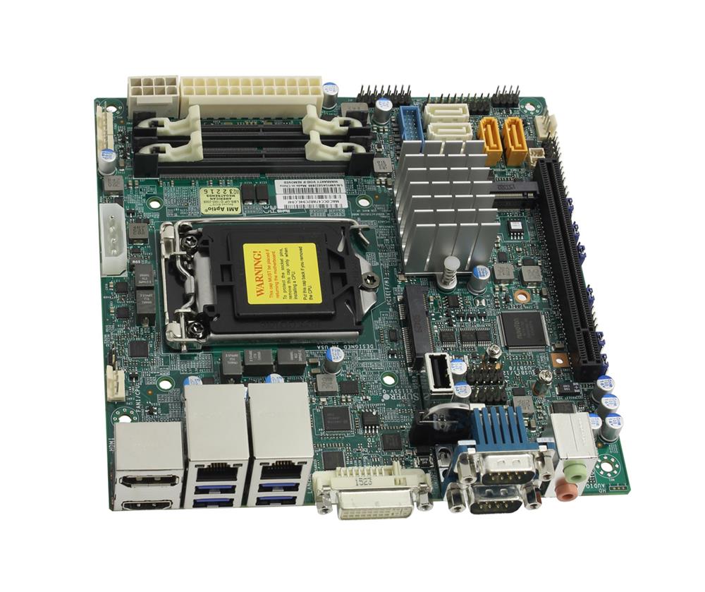 X11SSVQB SuperMicro X11SSV-Q Socket LGA 1151 Intel Q170 Express Chipset Core i3 / i5 / i7 6th/7th Generation Pentium / Celeron Processors Support DDR4 2x DIMM 5x SATA3 6.0Gb/s Mini-ITX Motherboard (Refurbished)