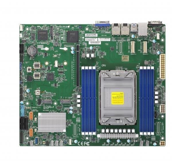 X12SPO-NTF SuperMicro Socket LGA 4189 Intel C621A Chipset Intel Xeon Scalable Processors Support DDR4 8x DIMM 10x SATA3 6.0Gb/s ATX Server Motherboard (Refurbished)