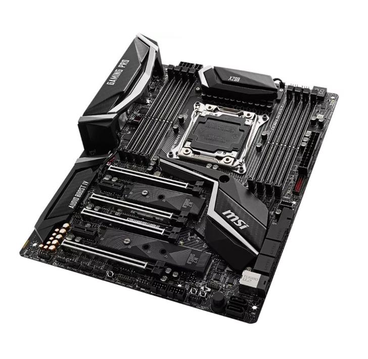 X299GAMINGPROCARBON MSI Socket 2066 Intel X299 Chipset Core X-Series Processors Support DDR4 8x DIMM 8x SATA 6.0Gb/s ATX Motherboard (Refurbished) X299 GAMING PRO CARBON