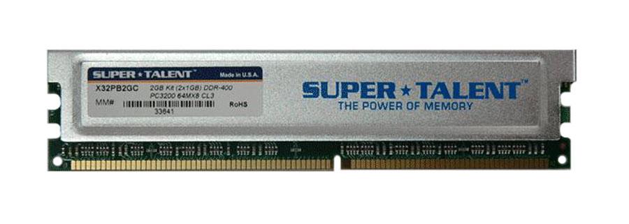 X32PB2GC Super Talent 2GB DDR1 PC3200 Memory