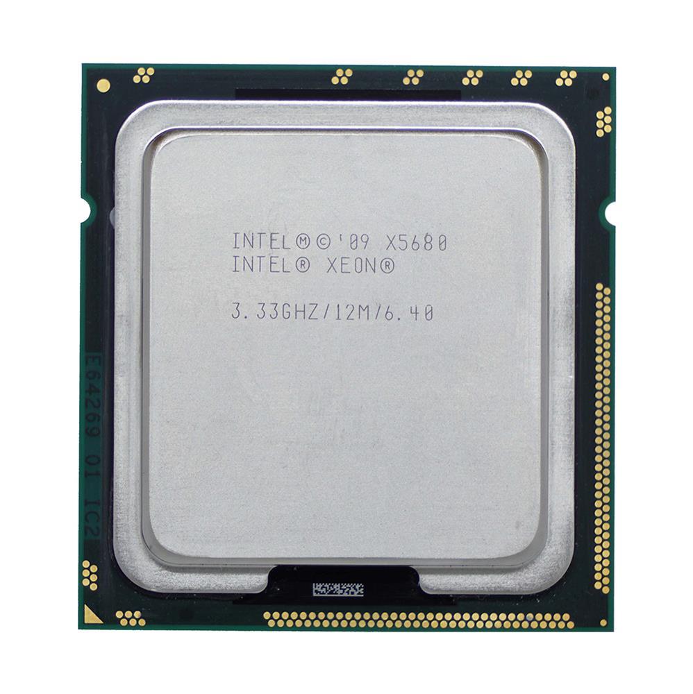 X5680/SLBV5 Intel Xeon X5680 6 Core 3.33GHz 6.40GT/s QPI 12MB L3 Cache Socket FCLGA1366 Processor