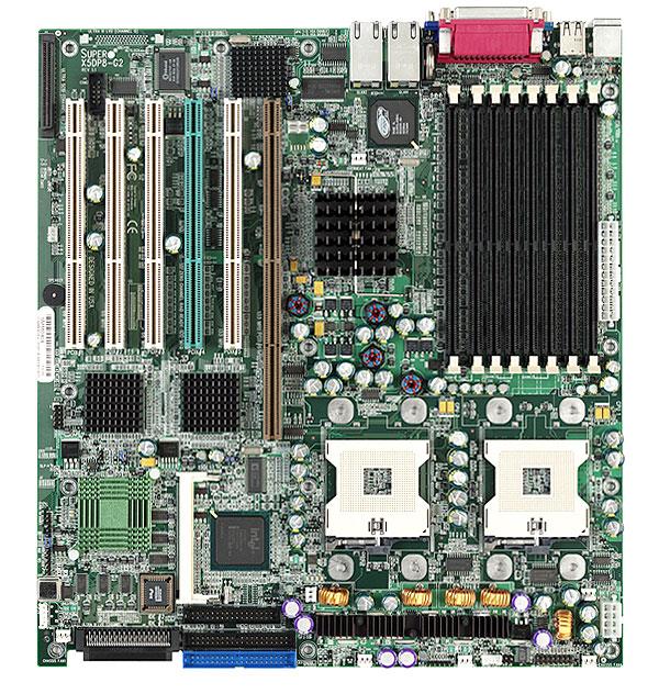 X5DP8-G2 SuperMicro Dual Socket mPGA604 Intel E7501 Chipset Intel Xeon Processors Support DDR 8x DIMM Extended-ATX Server Motherboard (Refurbished)
