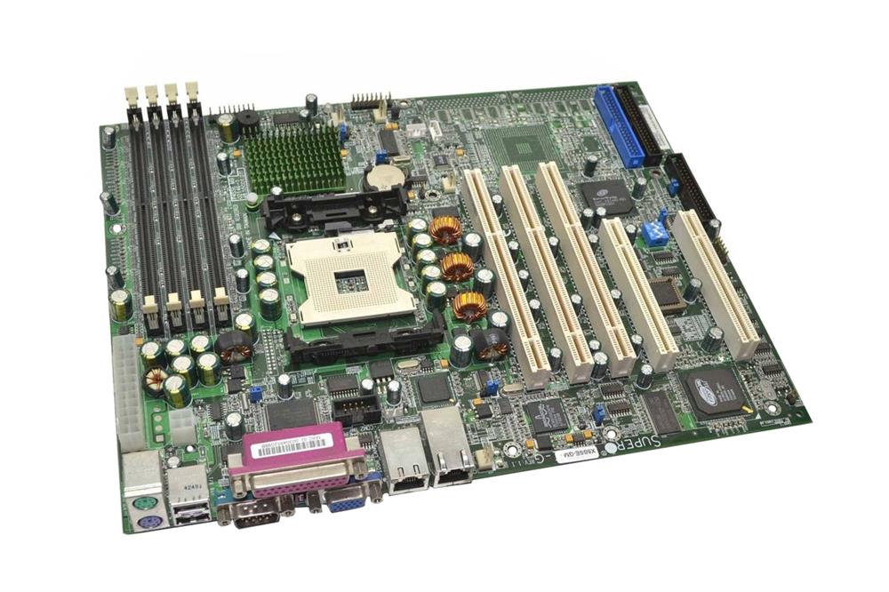 X5SSE-GM SuperMicro Socket mPGA604 Serverworks GC-SL Chipset Intel Xeon Processors Support DDR2 4x DIMM Dual ATA/100 IDE ATX Server Motherboard (Refurbished)