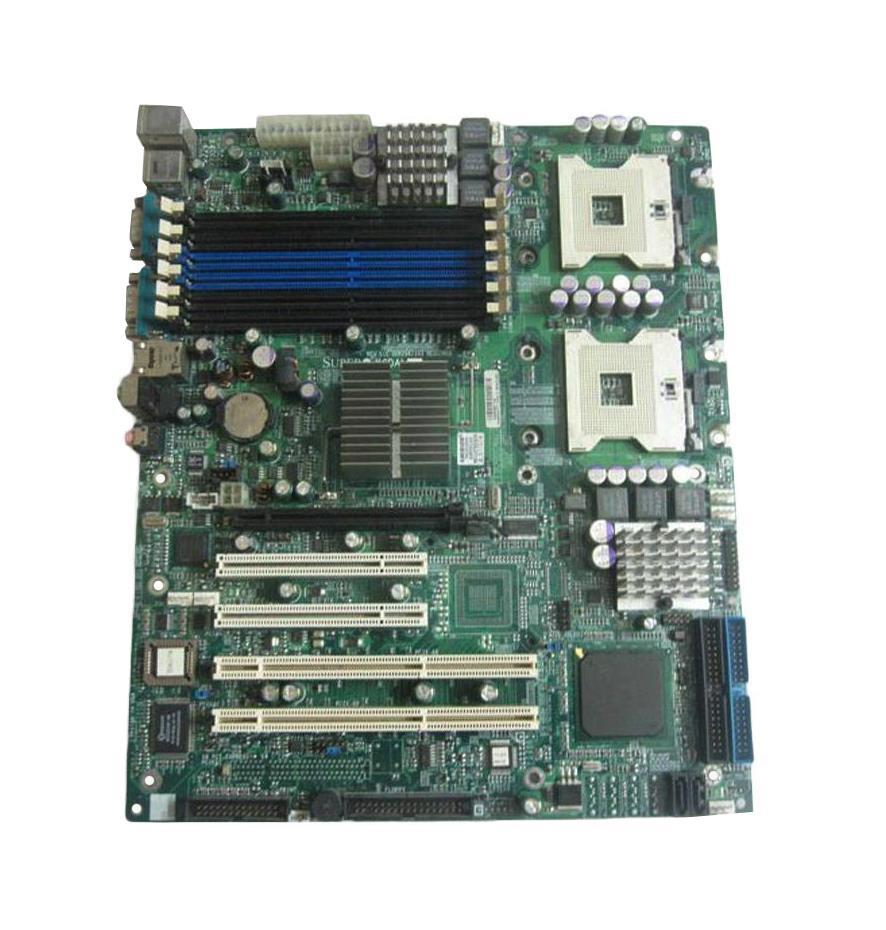 X6DAL-XG-B SuperMicro X6DAL-XG Dual Socket FC-mPGA4 Intel E7525 Chipset Dual Xeon Processors Support DDR 6x DIMM 2x SATA ATX Server Motherboard (Refurbished)
