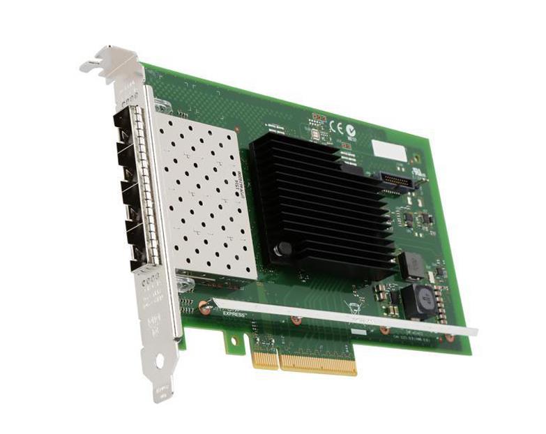 X710DA4FHG2P5 Intel Quad-Ports SFP+ 10Gbps 10 Gigabit Ethernet PCI Express 3.0 x8 Full-Height Converged Network Adapter