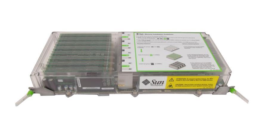 X7274A Sun Fire V490 & V890 CPU/Memory Board UltraSPARC IV+ 2X1.5GHz Processor Module with 32MB cache each 16GB (16X1GB DIMMs) DRAM Memory