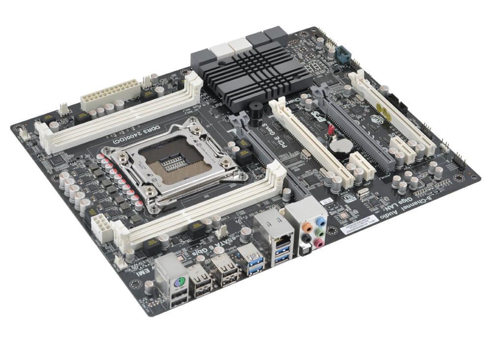 X79RAXDELUXE ECS LGA2011 Intel X79 DDR3 Quad Crossfirex & Quad Sli SATA3&usb3.0 A&GBe Atx Motherboard (Refurbished)