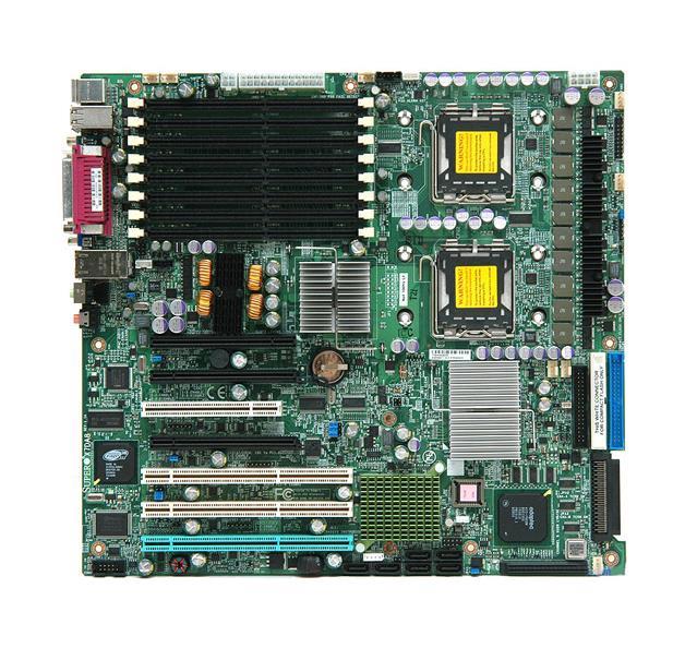 X7DA8-SW005-O-P SuperMicro X7DA8 Dual Socket LGA 771 Intel 5000X Chipset Quad/Dual 64-Bit Intel  Xeon Processors Support DDR2 8x DIMM 6x SATA2 Extended ATX Server Motherboard (Refurbished)