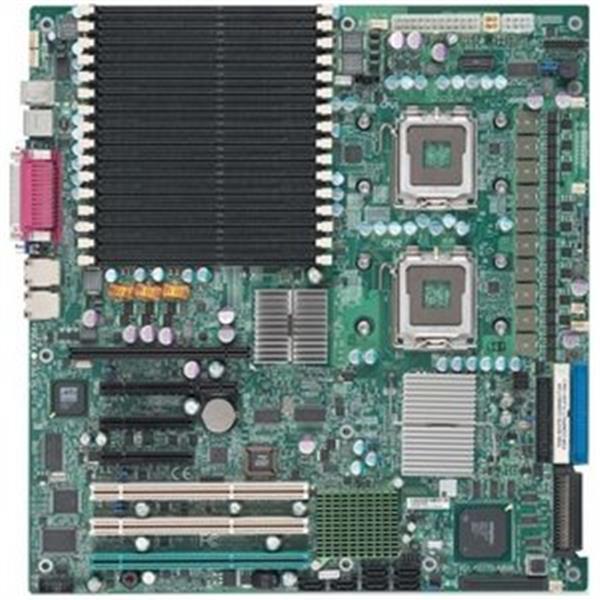 X7DBE+ SuperMicro Dual Socket LGA 771 Intel 5000P Chipset Quad & Dual Core Xeon Processors Support DDR2 16x DIMM 6x SATA 3.0Gb/s Enhanced Extended ATX Server Motherboard (Refurbished)