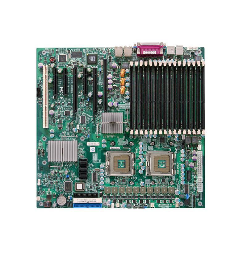X7DBIB SuperMicro X7DBE Dual Socket LGA 771 Intel 5000P Chipset Quad & Dual Core Xeon Processors Support DDR2 8x DIMM 6x SATA 3.0Gb/s Extended-ATX Server Motherboard (Refurbished)