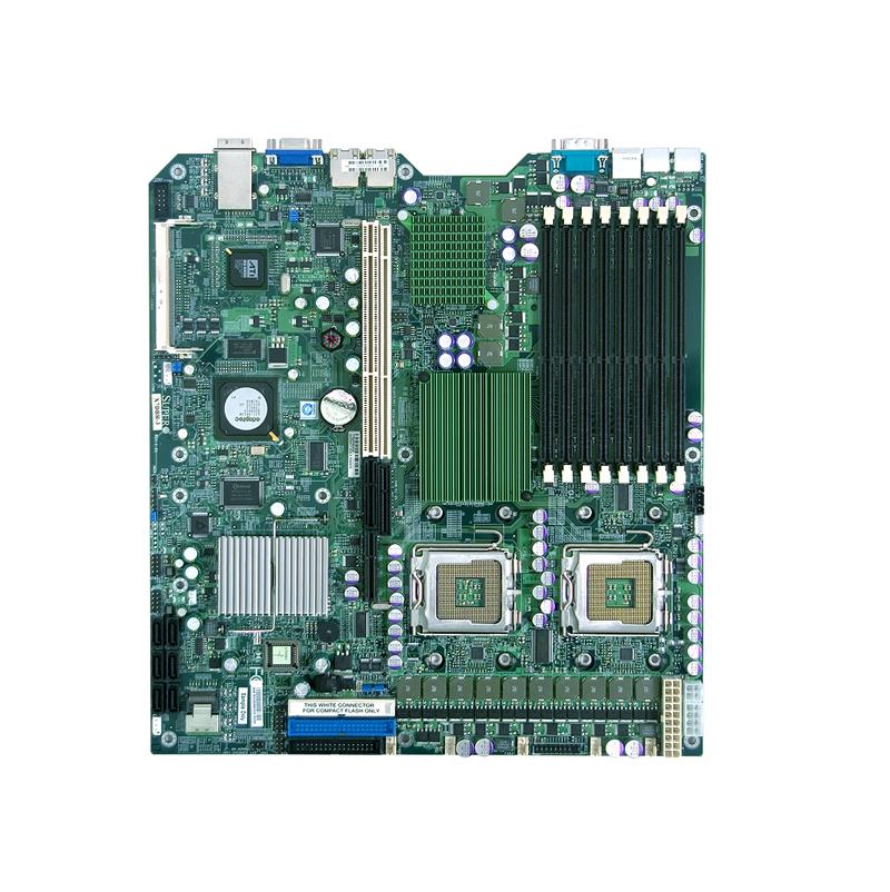 X7DBR-E SuperMicro Dual Socket LGA 771 Intel 5000P Chipset Quad & Dual 64-Bit Intel Xeon Processors Support DDR2 8x DIMM 6x SATA 3.0Gb/s Extended-ATX Server Motherboard (Refurbished)