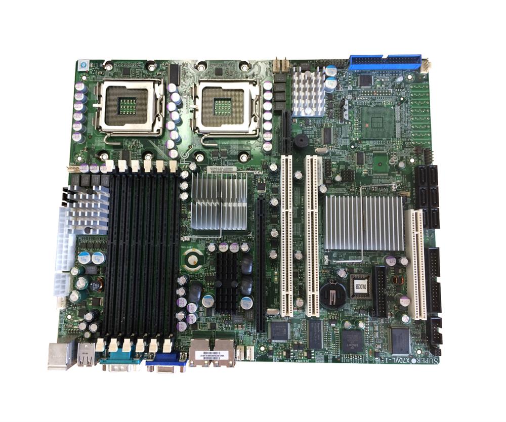 X7DVL-I SuperMicro Dual Socket LGA 771 Intel 5000V Chipset Dual 64-Bit Intel Xeon Processors Support DDR2 6x DIMM 6x SATA2 3.0Gb/s ATX Server Motherboard (Refurbished)