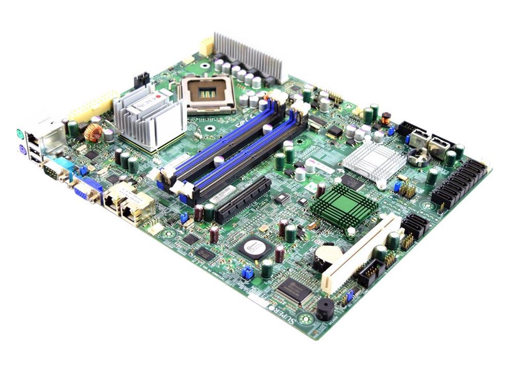 X7SB3-O SuperMicro X7SB3 Socket LGA 775 Intel 3210 + ICH9 Chipset Intel Xeon 3000 / Core 2 Quad/ Duo Series Processors Support DDR2 4x DIMM 2x SATA 3.0Gb/s ATX Server Motherboard (Refurbished)