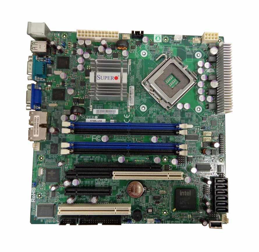 X7SBL-LN2-B SuperMicro X7SBL-LN2 Socket LGA 775 Intel 3200 + ICH9R Chipset Intel Xeon 3000/ Core 2 Quad/Duo Processors Support DDR2 4x DIMM 6x SATA 3.0Gb/s Micro-ATX Server Motherboard (Refurbished)