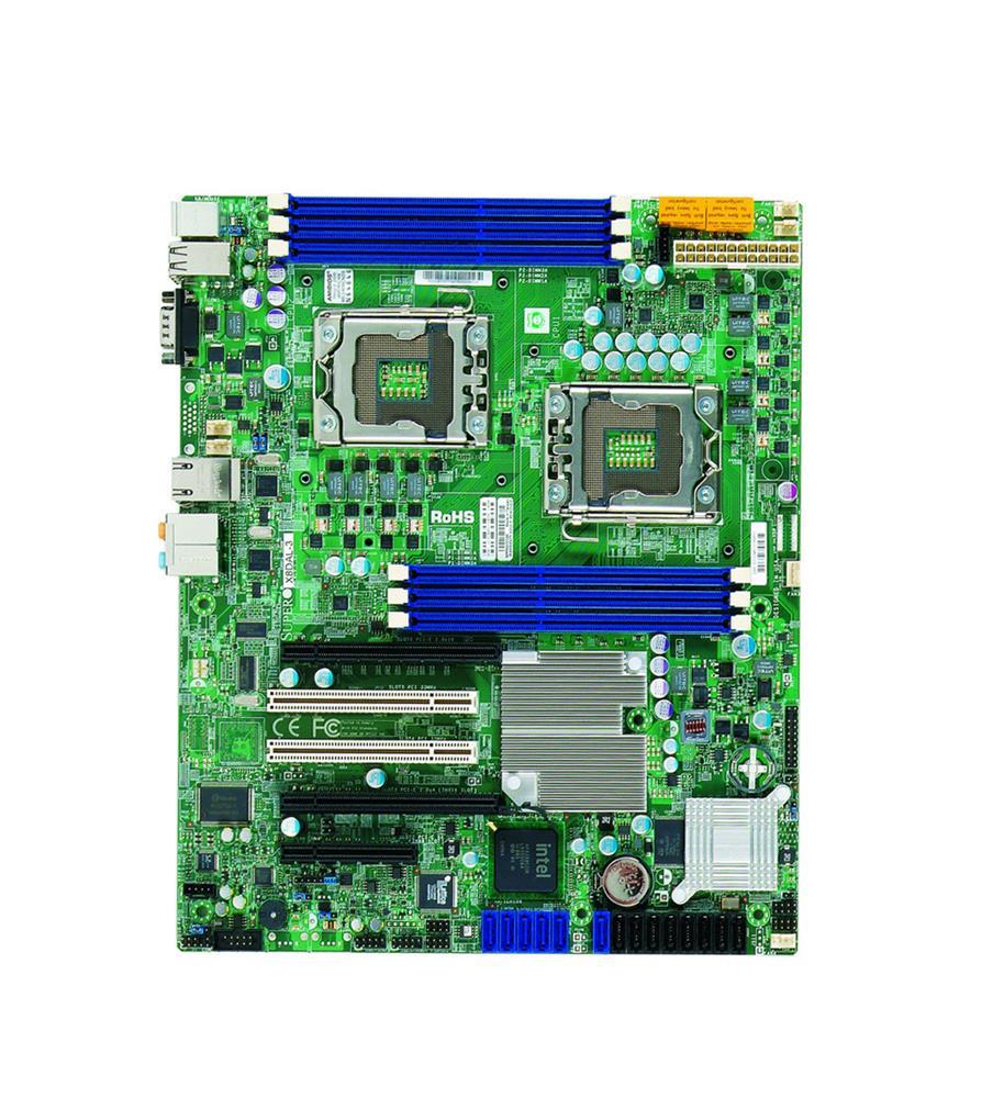 X8DAL-3-B SuperMicro Dual Socket LGA 1366 Intel 5500 Chipset Intel 5600/5500 Series Processors Support DDR3 6x DIMM 6x SATA2 3.0Gb/s ATX Server Motherboard (Refurbished)