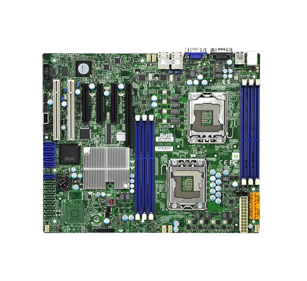 X8DTL-I SuperMicro Intel 5500 Chipset Xeon 5600/5500 Series Processors Support Dual Sockets LGA 1366-Pin Dual Intel 82574L Gigabit Ethernet Controller ATX Server Motherboard (Refurbished)