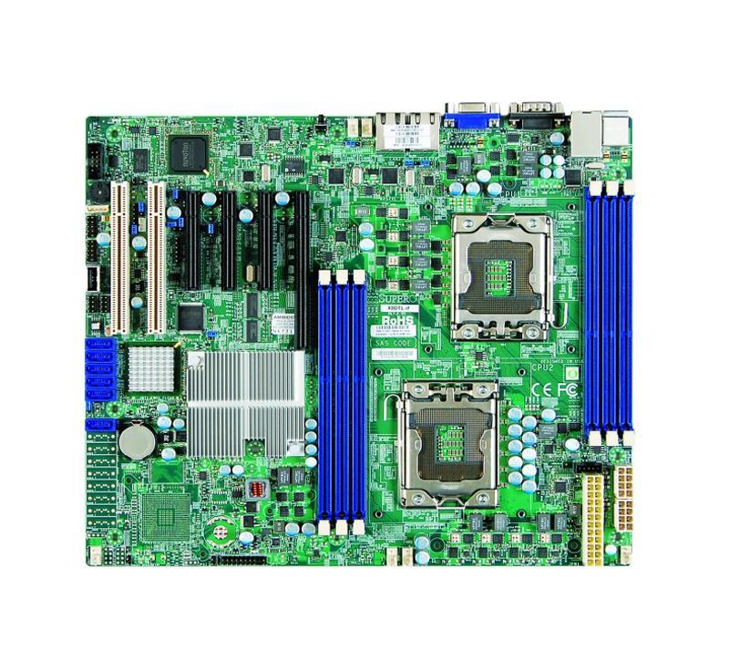 X8DTL-IF-O SuperMicro X8DTL-IF Dual Socket LGA 1366 Intel 5500 Chipset Intel Xeon 5600/5500 Series Processors Support DDR3 6x DIMM 6x SATA2 3.0Gb/s ATX Server Motherboard (Refurbished)