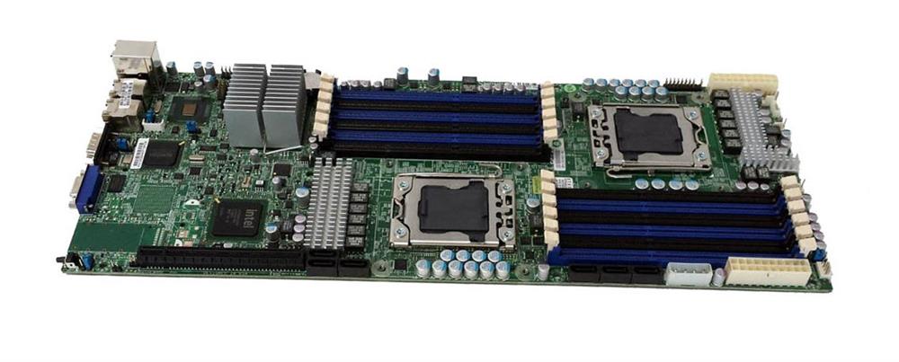 X8DTT SuperMicro Dual Socket LGA 1366 Intel 5500 Chipset Intel Xeon 5600/5500 Series  Processors Support DDR3 12x DIMM 6x SATA 3.0Gb/s Proprietary Server Motherboard (Refurbished)
