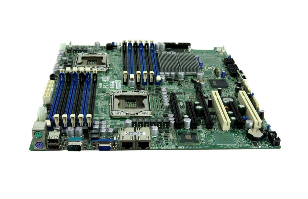 X8DTI SuperMicro Dual Socket LGA 1366 Intel 5520 Chipset Intel Xeon 5600/5500 Series Processors Support DDR3 12x DIMM 6x SATA2 3.0Gb/s Extended-ATX Server Motherboard (Refurbished)