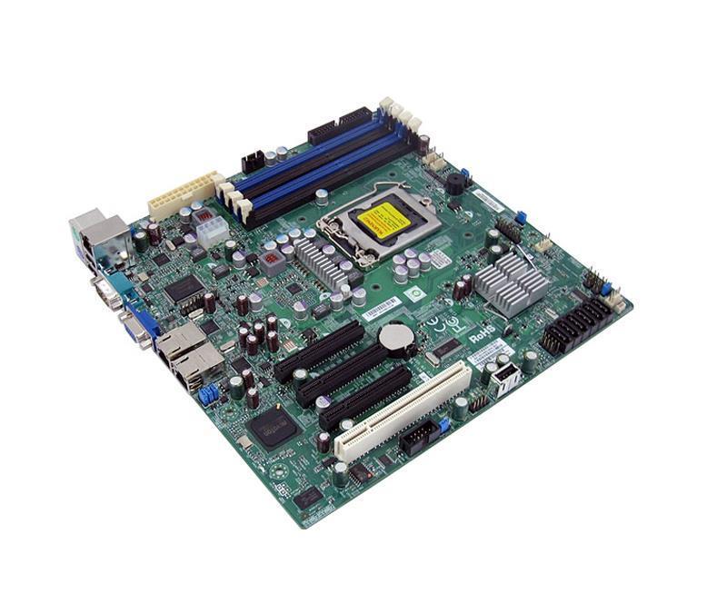 X8SIL-F-O SuperMicro X8SIL-F Socket LGA1156 Intel 3420 Chipset Xeon X3400/L3400 Series Core i3/ Pentium Processors Support DDR3 4x DIMM 6x SATA 3.0Gb/s Micro-ATX Server Motherboard (Refurbished)