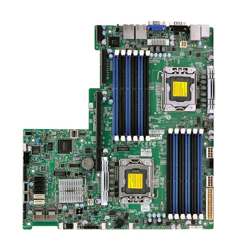 X9DBU-IF-O SuperMicro X9DBU-IF Dual Socket LGA 1356 Intel C602 Chipset Intel Xeon E5-2400 v2 Processors Support DDR3 12x DIMM 2x SATA3 6.0Gb/s Proprietary UIO Server Motherboard (Refurbished)