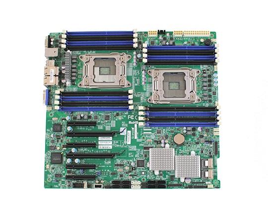 X9DR7-LN4F-O SuperMicro X9DR7-LN4F Dual Socket LGA 2011 Intel C602 Chipset Intel Xeon E5-2600/ E5-2600 v2 Processors Support DDR3 16x DIMM 2 SATA3 6.0Gb/s Extended ATX Server Motherboard (Refurbished)