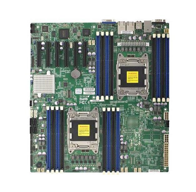 X9DRD-EF-B SuperMicro X9DRD-EF Dual Socket LGA 2011 Intel C602J Chipset Intel Xeon E5-2600/E5-2600 v2 Processor Support DDR3 16x DIMM 2x SATA2 3.0Gb/s E-ATX Server Motherboard (Refurbished)