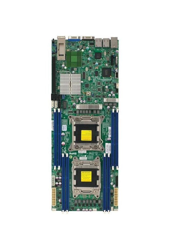 X9DRT-IBFF SuperMicro Dual Socket LGA 2011 Intel C602J Chipset Intel Xeon E5-2600/E5-2600 v2 Processors Support DDR3 8x DIMM 4x SATA2 3.0Gb/s Proprietary Server Motherboard (Refurbished)
