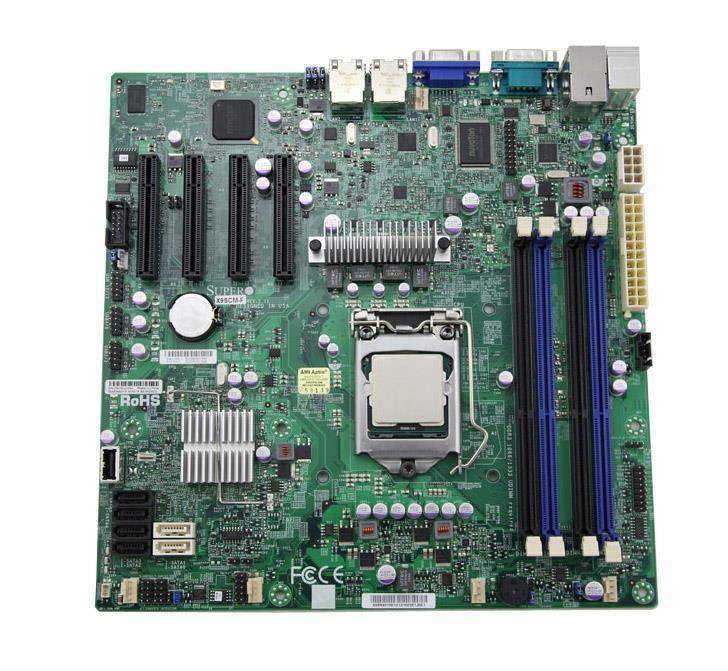 X9SCM-F-O Super X9SCM-F Single Socket Intel LGA 1155 Intel C204 Chipset Xeon E3-1200/ E3-1200 v2 Series 2nd & 3rd Generation Core i3/ Pentium/ Celeron Processors Support DDR3 4x DIMM 4x SATA2 3.0Gb/s uATX Server Motherboard (Refurbished)