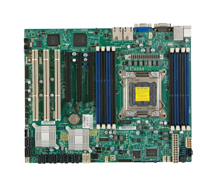 X9SRE-F-O SuperMicro X9SRE-F Socket LGA 2011 Intel C602 Chipset Intel Xeon E5-2600/1600 & E5-2600/1600 v2 Processors Support DDR3 8x DIMM 2x SATA3 6.0Gb/s ATX Server Motherboard (Refurbished)