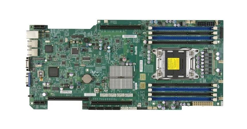 X9SRG-F SuperMicro Socket LGA 2011 Intel C602 Chipset Intel Xeon E5-2600/1600 & E5-2600/1600 v2 Processors Support DDR3 8x DIMM 2x SATA3 6.0Gb/s Proprietary Server Motherboard (Refurbished)