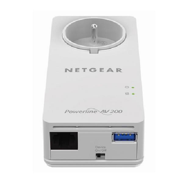 XAU2511-100FRS NetGear Powerline AV+ 200Mbps Adapter