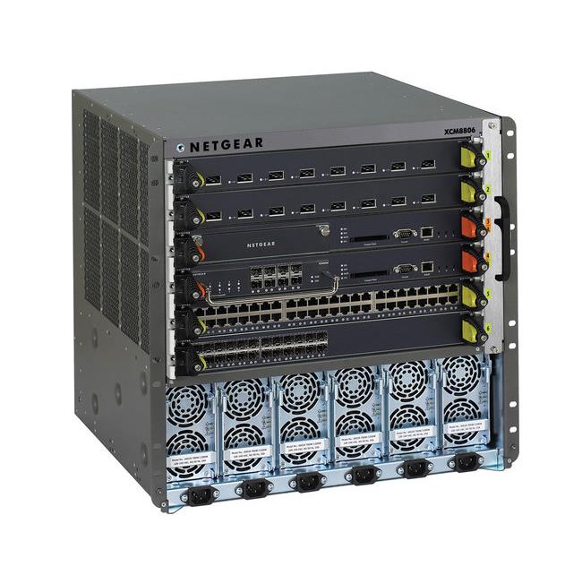 XCM06SKT-10000S NetGear 8800 Series 6-Slot Chassis Switch Starter Kit (Refurbished)