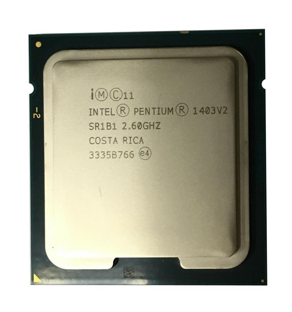 XEON-E5-1403-V2 Intel Pentium 1403 v2 Dual Core 2.60GHz 5.00GT/s DMI 6MB L3 Cache Socket LGA1356 Processor