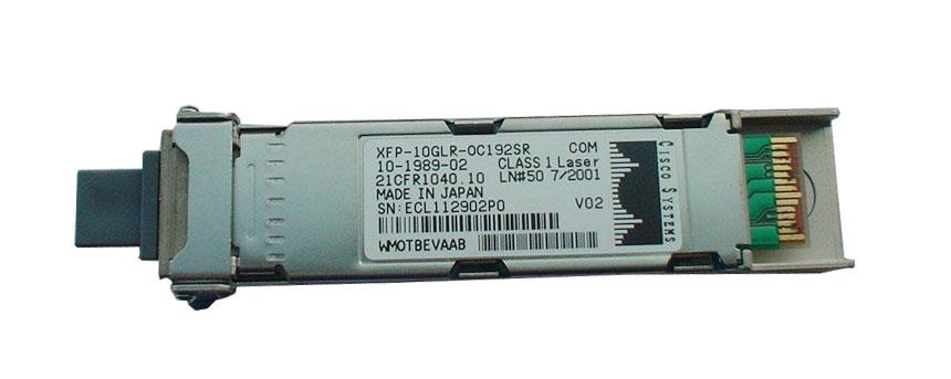 XFP-10GLR-OC192SR= Cisco 10Gbps OC-192/STM-64 SR-1 10GBase-LR/LW Single-mode Fiber 10km 1310nm Duplex LC Connector XFP Transceiver Module
